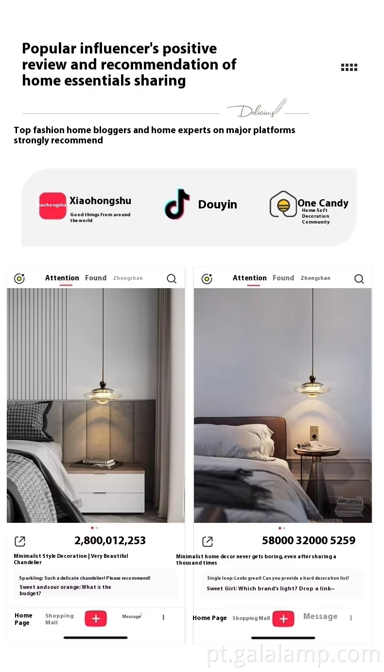 Lâmpada moderna com sensor de varredura manual Modern-Hand-Sweep-Sensor-Lamp